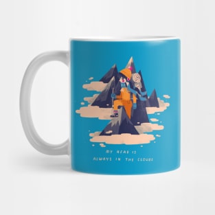 my head is always in the clouds Mug